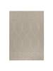 KADIMA DESIGN Teppich Outdoor Flachgewebe Berber-Muster Polypropylen Terrasse in Beige