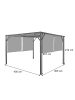 MCW Pergola Beja mit Schiebedach, 3x4m