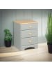 ebuy24 Nachttisch Nilon 2er-Set Grau 44 x 40 cm