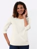 WITT WEIDEN 3/4-Arm-Shirt in ecru + ecru