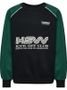 Hummel Sweatshirt Hmljr Oversized Kinder in DARK GREEN