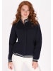 DreiMaster Maritim Damen Cardigan in Marine Weiss Streifen