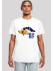 F4NT4STIC T-Shirt 'Looney Tunes Roadrunner Beep Beep' in weiß