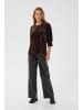 Kaffe Langarm-Bluse KAcaca Loose fit in Black Coffee