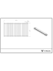 58 aufm Kessel ROLLLATTENROST Kashka 200x90x2 Rollrost Massivholz Natur