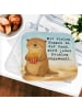 Mr. & Mrs. Panda Topflappen Otter See Pommes Design mit Spruch in Weiß
