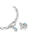 Thomas Sabo Charm-Anhänger Geburtsstein März Connect in silber, blau