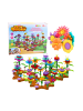 Wisam® DIY Blumen Bausteine Set 148 Teile Bunter Garten