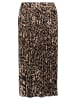 Betty Barclay Plisseerock mit Gummizug in Schwarz/Beige