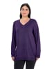 Ulla Popken Pullover in tiefes violett