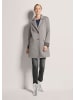 MADELEINE Modische Longjacke aus Baumwollmix in graphit / silbergrau / melange