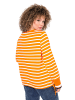 Ulla Popken Sweatshirt in kräftiges orange