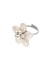 PURELEI Ring Pearly Flower in Silber
