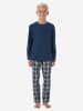 Schiesser Schlafanzug Nightwear in pacific blue