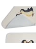 Mr. & Mrs. Panda Badematte Pinguin Liebe ohne Spruch in Weiß