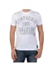 Compagnie Canadienne T-Shirt CC2  Grau Weiß