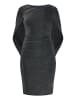 Vera Mont Cocktailkleid im Glitzer-Look in Dunkelblau/Grau
