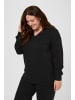 KAFFE curve Sweatshirt KCannita Loose fit in Black Deep