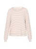 SANIKA Women Blouse in Beige White Stripe