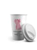 Mr. & Mrs. Panda To Go Becher Axolotl Niedlich mit Spruch in Weiß
