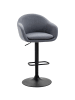 HOMCOM Barhocker in Dunkelgrau 54L x 54B x 112H cm