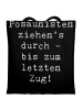 Mr. & Mrs. Panda Shopping Bag Spruch Trombone Durchzieher mit Sp... in Schwarz