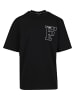 FUBU T-Shirt in black/white