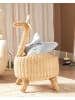 Beliani Korb HAINAN in Naturfarben/Beige - (W) 33 x (H) 70 x (L) 35 cm