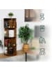 relaxdays Bücherregal in Braun - (H)137 x Ø 50 cm