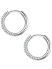 Yokoamii Ohrringe aus Messing mit Zirkonia in silber
