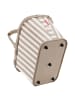 Reisenthel Carrybag - Einkaufskorb (cord dark matcha) in summerstripes coffee