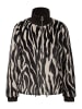 Street One Fake Fur Zebra Blouson in Braun