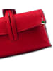 Florence Florence Abendtasche, Umhängetasche Leder rot ca. 23cm