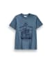 Coccodrillo Baumwoll-T-Shirt mit kurzen Ärmeln in blau