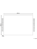 Beliani Geflochtener Teppich BERISSA in Beige - (W) 160 x (H) 1.5 x (L) 230 cm