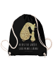 Mr. & Mrs. Panda wander rucksack Giraffe Kind mit Spruch in Schwarz