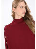 DreiMaster Women Poncho in burgundy