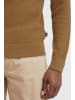 CASUAL FRIDAY Troyer Karlo structured zipper knit in Braun