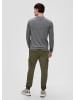 QS by S. Oliver Strickpullover langarm in Grau