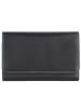 MYWALIT Geldbörse Leder 14 cm in black/pace