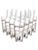 Ritzenhoff & Breker 12er Set Latte Macchiato Gläser + Löffel Sana 370 ml transparent in transparent