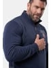 Men Plus Sweatshirt in navy blau