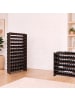 relaxdays Weinregal in Braun - (B)85 x (H)68 x (T)25,5 cm