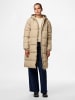 Pieces Wattierte Jacke in Silver Mink