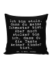 Mr. & Mrs. Panda Kissen 40x40 Ich bin stolz, dass... mit Spruch in Schwarz