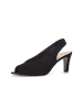 Gabor Peeptoes in schwarz