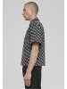Urban Classics Short Sleeve Shirt in blacklasercheck