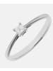 Diamant L'éternel Ring aus 375 Weißgold mit 0.1 Karat Diamant
