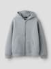 name it Hoodie mit Reißverschluss in Light Grey Melange
