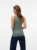 Vero Moda 2er-SET Ärmelloses Top mit Spitzenabschluss am Saum in Grün-2